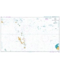 British Admiralty Nautical Chart 4633 Solomon Islands to Fiji