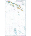 British Admiralty Nautical Chart 4634 Frederick Reefs to Solomon Islands