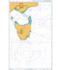 British Admiralty Nautical Chart 4644 Cape Otway to Cape Howe including Tasmania
