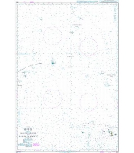 British Admiralty Nautical Chart 4653 Malden Island to Iles de la Societe