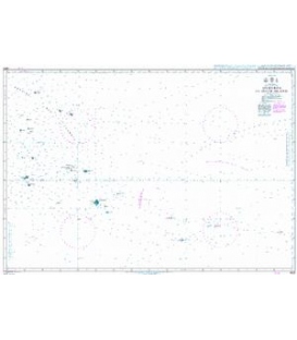 British Admiralty Nautical Chart 4655 Mururoa to Ducie Island