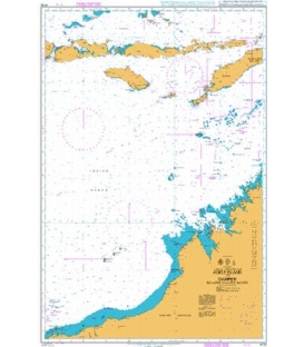 British Admiralty Nautical Chart 4722 Adele Island to Dampier including adjacent waters