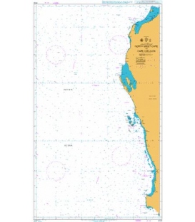 British Admiralty Nautical Chart 4725 North West Cape to Cape Leeuwin