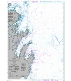 British Admiralty Nautical Chart 4733 Cape Race to/ A Cape Freels
