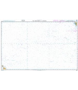 British Admiralty Nautical Chart 4807 San Francisco to Hawaii