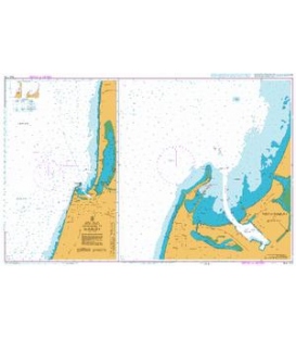 British Admiralty Australian Nautical Chart AUS 115 Approaches to Bunbury