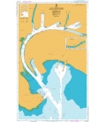 British Admiralty Australian Nautical Chart AUS 154 Port of Melbourne Williamstown and River Yarra