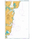 British Admiralty Australian Nautical Chart AUS 197 Approaches to Port Jackson  Port Hacking to The Skillion