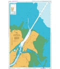 British Admiralty Australian Nautical Chart AUS237 Brisbane River The Bar to Lytton Reach