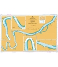 British Admiralty Australian Nautical Chart AUS238 Brisbane River - Lytton Reach to Victoria Bridge