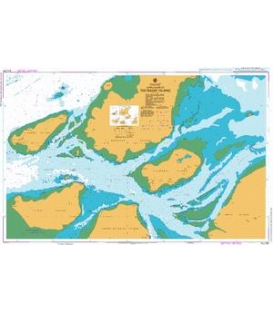 British Admiralty Australian Nautical Chart 299 Approaches to Thursday Island