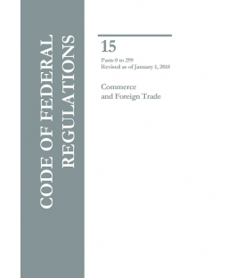 CFR Title 15 