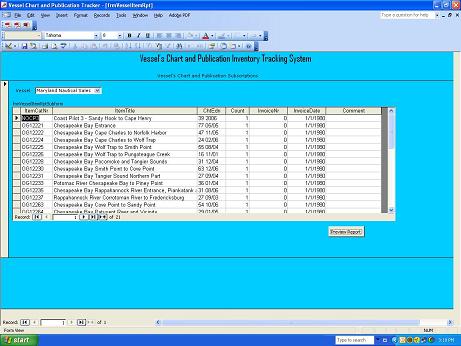 navigation chart management